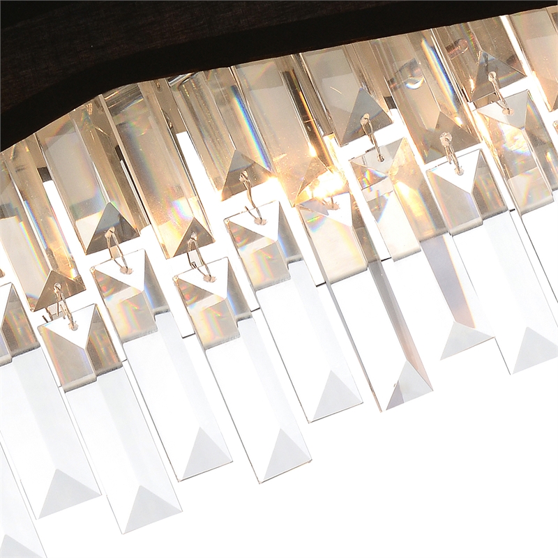 CWI Lighting Havely 2 Light Transitional Metal Wall Sconce in Chrome/Black