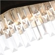 CWI Lighting Havely 2 Light Transitional Metal Wall Sconce in Chrome/Black