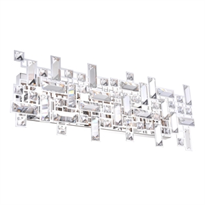 CWI Lighting Arley 6 Light Transitional Metal Vanity Light in Chrome