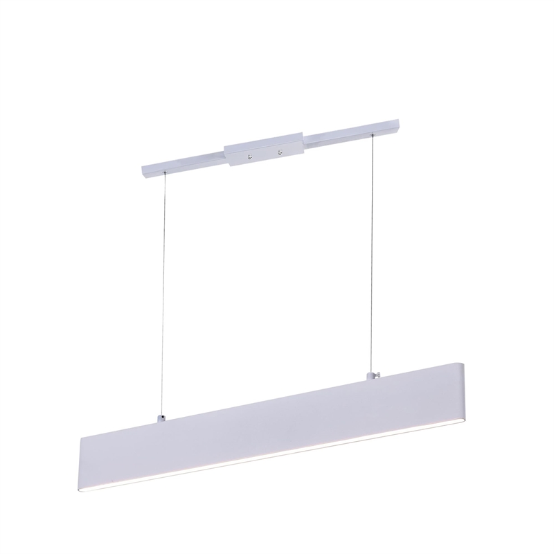 CWI Lighting Krista Contemporary Metal LED Chandelier in Satin White