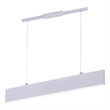 CWI Lighting Krista Contemporary Metal LED Chandelier in Satin White
