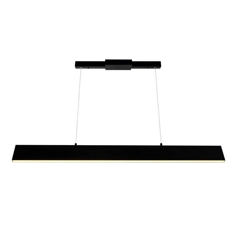 CWI Lighting Krista Contemporary Metal LED Chandelier in Satin Black