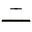 CWI Lighting Krista Contemporary Metal LED Chandelier in Satin Black
