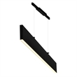 CWI Lighting Krista Contemporary Metal LED Chandelier in Satin Black