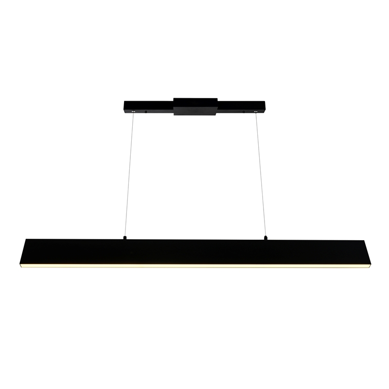 CWI Lighting Krista Contemporary Metal LED Chandelier in Satin Black