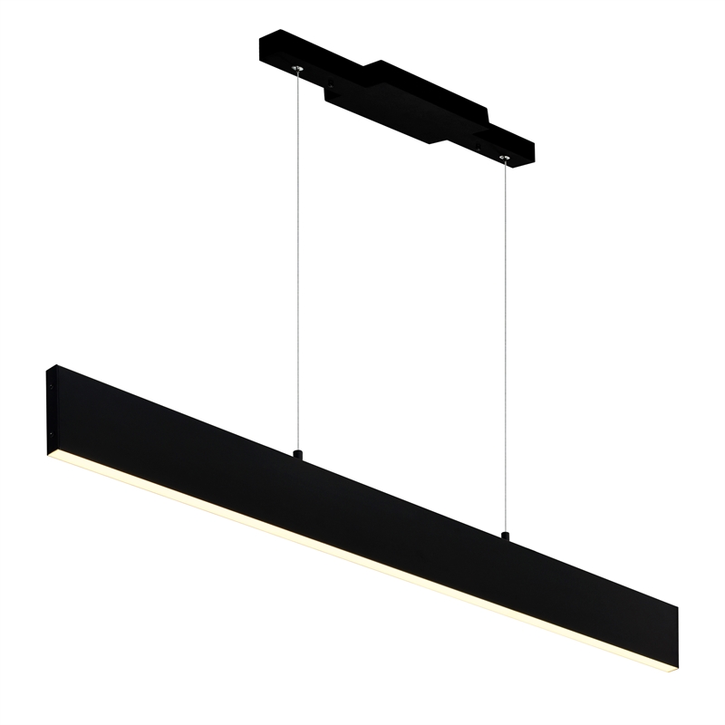 CWI Lighting Krista Contemporary Metal LED Chandelier in Satin Black
