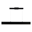 CWI Lighting Krista Contemporary Metal LED Chandelier in Satin Black
