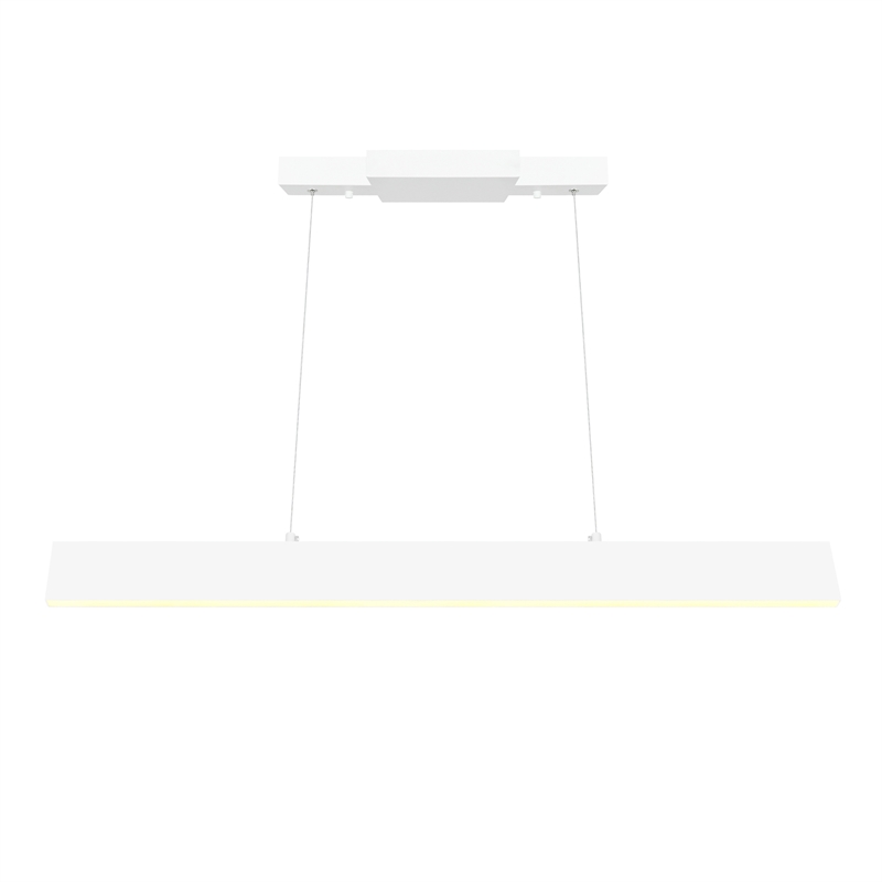 CWI Lighting Krista Contemporary Metal LED Chandelier in Satin White