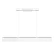 CWI Lighting Krista Contemporary Metal LED Chandelier in Satin White