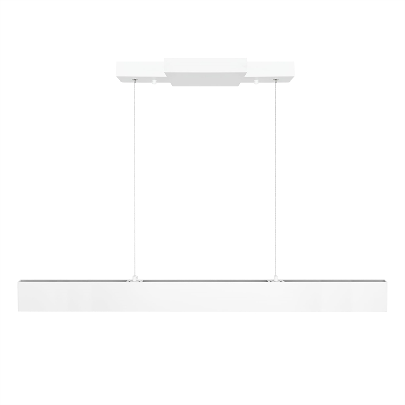 CWI Lighting Krista Contemporary Metal LED Chandelier in Satin White
