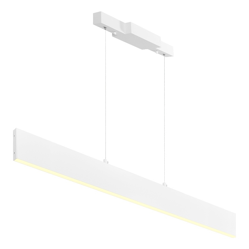 CWI Lighting Krista Contemporary Metal LED Chandelier in Satin White