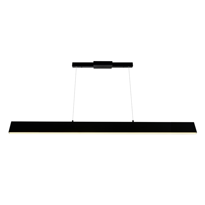 CWI Lighting Krista Contemporary Metal LED Chandelier in Satin Black