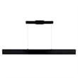 CWI Lighting Krista Contemporary Metal LED Chandelier in Satin Black