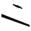 CWI Lighting Krista Contemporary Metal LED Chandelier in Satin Black