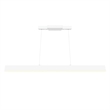 CWI Lighting Krista Contemporary Metal LED Chandelier in Satin White