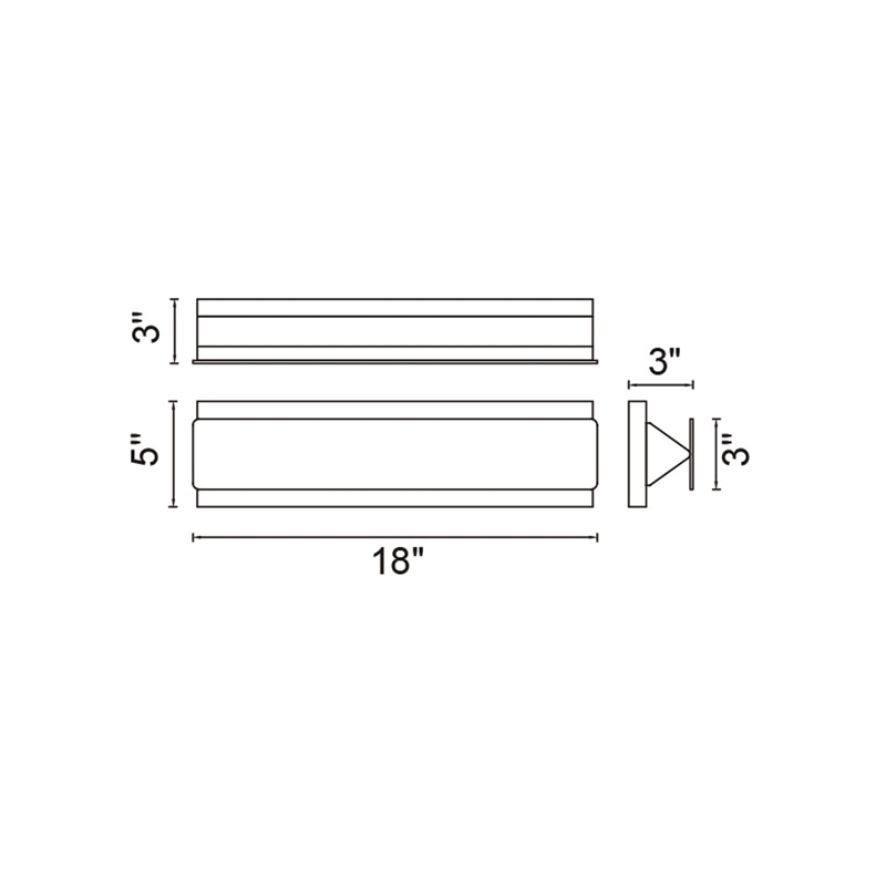 CWI Lighting Lilliana Contemporary Metal LED Wall Sconce in White