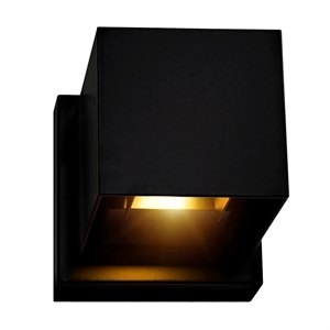 CWI Lighting Lilliana Contemporary Metal LED Wall Sconce in Black