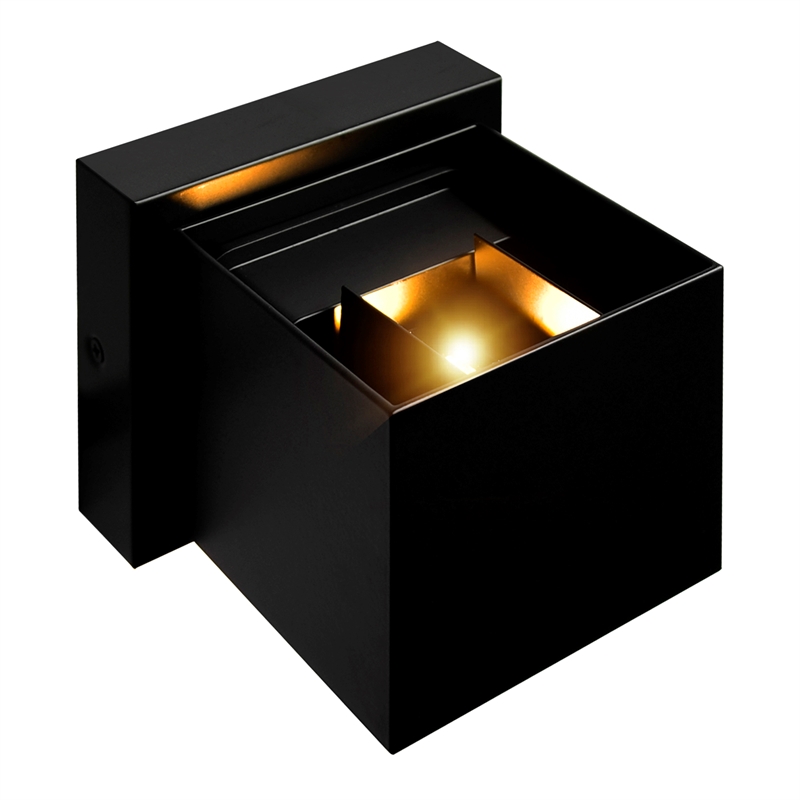 CWI Lighting Lilliana Contemporary Metal LED Wall Sconce in Black