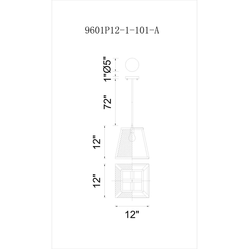 CWI Lighting Alyson 1 Light Down Farmhouse Metal Mini Pendant in Black