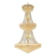 CWI Lighting Empire 38 Light Down Transitional Metal Chandelier in Gold