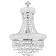 CWI Lighting Empire 6 Light Transitional Metal Table Lamp in Chrome