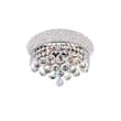 CWI Lighting Empire 2 Light Transitional Metal Wall Sconce in Chrome