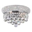 CWI Lighting Empire 2 Light Transitional Metal Wall Sconce in Chrome