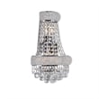 CWI Lighting Empire 3 Light Transitional Metal Wall Sconce in Chrome
