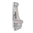 CWI Lighting Empire 3 Light Transitional Metal Wall Sconce in Chrome