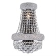 CWI Lighting Empire 3 Light Transitional Metal Wall Sconce in Chrome
