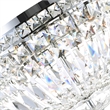 CWI Lighting Stefania 5 Light Metal Bowl Flush Mount in Chrome
