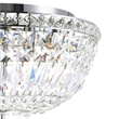 CWI Lighting Stefania 5 Light Metal Bowl Flush Mount in Chrome