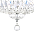 CWI Lighting Stefania 5 Light Metal Bowl Flush Mount in Chrome