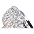 CWI Lighting Stefania 8 Light Metal Bowl Flush Mount in Chrome