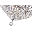 CWI Lighting Stefania 8 Light Metal Bowl Flush Mount in Chrome