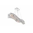 CWI Lighting Glamorous 5 Light Down Transitional Metal Chandelier in Chrome