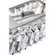 CWI Lighting Glamorous 5 Light Down Transitional Metal Chandelier in Chrome