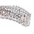 CWI Lighting Glamorous 5 Light Down Transitional Metal Chandelier in Chrome