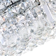 CWI Lighting Colosseum 4 Light Metal Indoor Flush Mount in Chrome