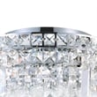 CWI Lighting Colosseum 5 Light Metal Indoor Flush Mount in Chrome