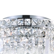 CWI Lighting Colosseum 8 Light Metal Indoor Flush Mount in Chrome