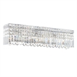 CWI Lighting Colosseum 6 Light Transitional Metal Vanity Light in Chrome