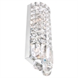 CWI Lighting Colosseum 2 Light Transitional Metal Bathroom Sconce in Chrome