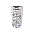CWI Lighting Colosseum 4 Light Transitional Metal Bathroom Sconce in Chrome
