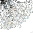 CWI Lighting Princess 6 Light Transitional Metal Flush Mount in Chrome