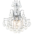 CWI Lighting Princess 3 Light Transitional Metal Mini Chandelier in Chrome
