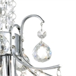CWI Lighting Princess 3 Light Transitional Metal Mini Chandelier in Chrome