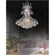 CWI Lighting Princess 8 Light Down Transitional Metal Chandelier in Chrome