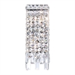 CWI Lighting Colosseum 2 Light Transitional Metal Wall Sconce in Chrome