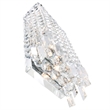 CWI Lighting Colosseum 4 Light Transitional Metal Wall Sconce in Chrome